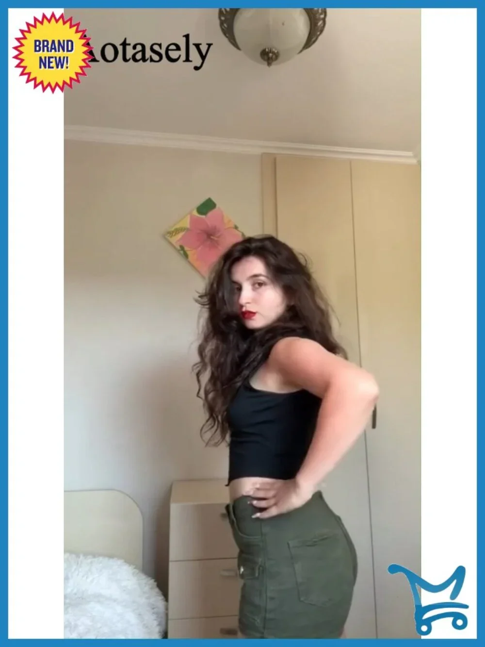 Stretchy Denim Shorts with Pockets Club Night